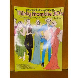 THIRTY from the 30s - NEW SIGNED Tom Tierney Book 1974 Paper Dolls for Grownups